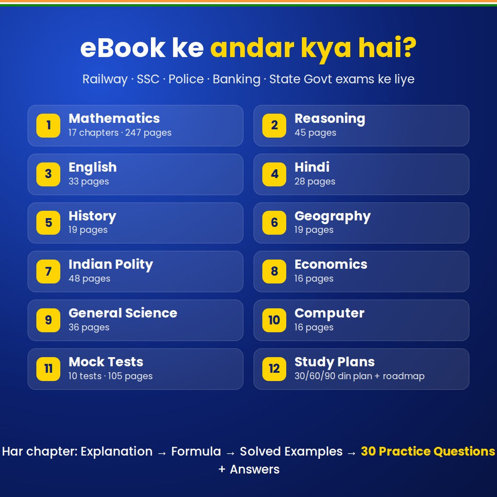 Sarkari Naukri All-in-One eBook (Hindi + English) – 624 Pages PDF