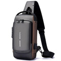 Anti-Theft Crossbody Sling Bag with USB Port