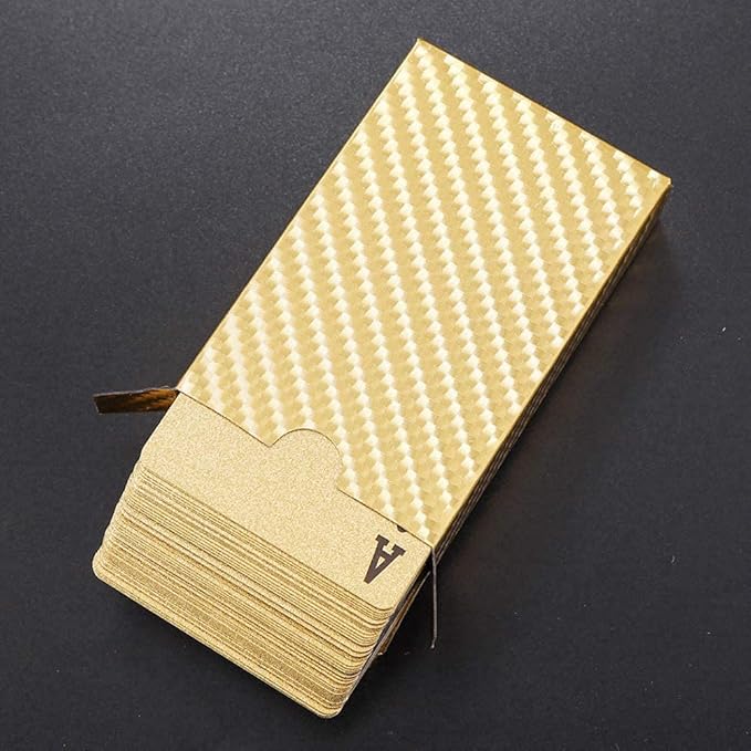 Gold Diamond Playing Cards for Magic, Poker, Teen Patti, Night Out Fun, Dollar Design Poker Playing Cards (Pack of 1)