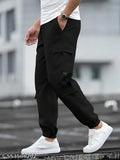 Men's Black Jogger Cargo Pants