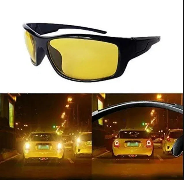 Unisex Aviator Sunglasses – Night Vision Yellow